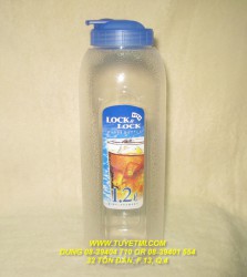 Bình nước Lock n Lock 1L2 trắng