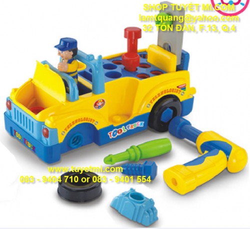 Xe cơ khí chuyên nghiệp cho bé HuiLe Toys