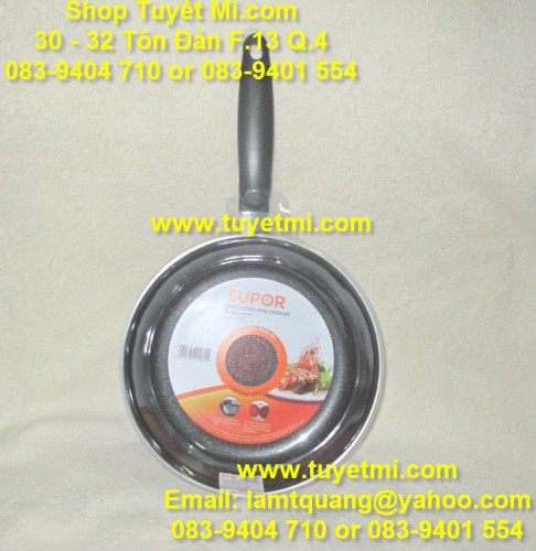 Chảo chống dính chấm đỏ Supor 24cm