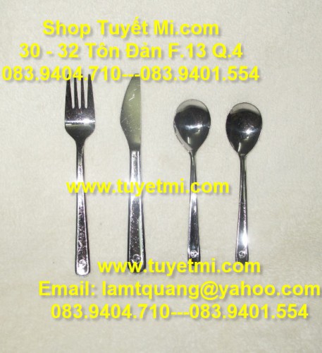 Bộ dao muỗng nĩa Inox Korea Airlines Nhỏ