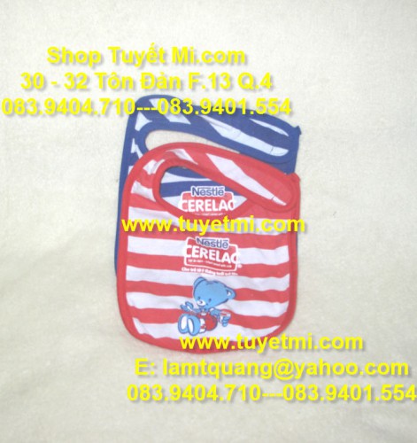 Yếm ăn 2 lớp cotton Nestle