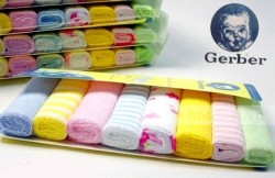 Set 8 khăn sữa Gerber cho bé