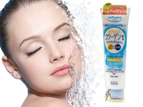 Tuýp sữa rửa mặt Kose Collagen chống nhăn da 190g Japan
