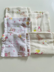 Set 5 miếng rửa chén chất vải xô siêu mềm mại