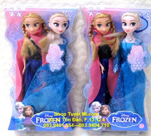 Set 2 búp bê nữ hoàng băng giá Frozen No.1