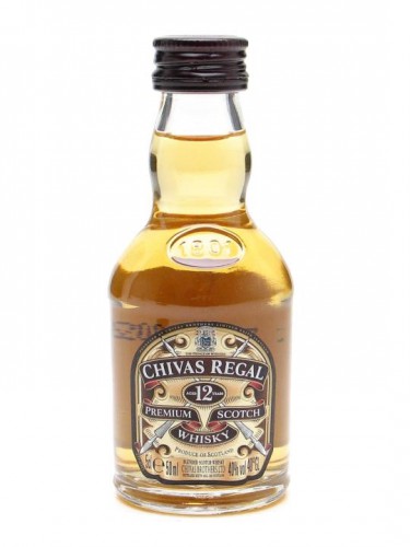 Rượu mẫu thủy tinh cao cấp Chivas 12