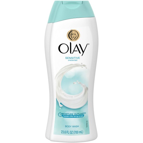 Sữa tắm Olay Sensitive unscented Moisture Outlast 700ml USA