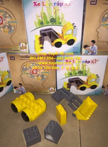Xe nhựa chạy trớn lắp ráp Lego thông minh IQ Abbott