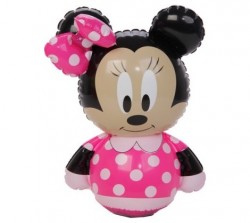 Lật đật hơi Disney có lục lạc hình Minnie quà Dumex