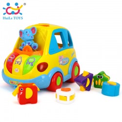 Xe Bus thả khối thông minh Smart Bus Huile Toys 896