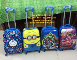 Vali nhựa kéo cao cấp cho bé BOY