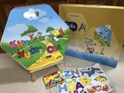 Bộ tô màu có giá gỗ cao cấp Enfa