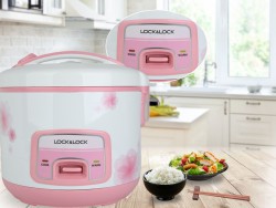 Nồi cơm điện Lock & Lock Nuti Food hồng