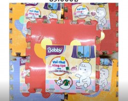 Bộ 16 miếng THẢM XỐP Bobby lót sàn cho bé