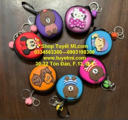 Bóp khóa tròn hoạt hình