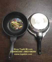 Chảo chống dính 3 đáy inox Five Star 16cm