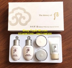Bộ Dưỡng Trắng Trị Thâm Nám Whoo 5pcs