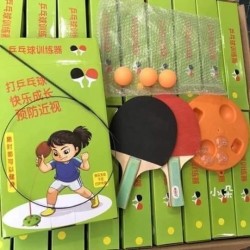 Bóng bàn phản xạ tay cầm bằng gỗ