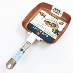Chảo Vuông chống dính SUPER CHEF đáy từ 24x24cm