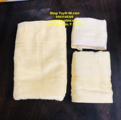Bộ 3 khăn tre cao cấp Mollis Bamboo VÀNG