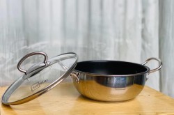 Nồi kho cá, hay làm chảo chiên ngập dầu Five star 22cm