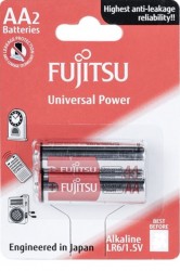 Vỉ 2 pin Fujitsu Alkaline AA