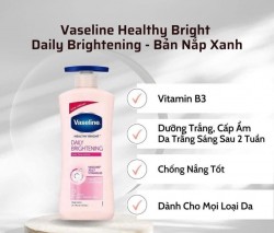 DƯỠNG THỂ VASELINE - Healthy Bright Daily Brightening Body Lotion 725ml