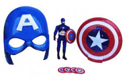 Bộ mặt nạ Siêu Anh hùng Captain American cho bé,  không dùng pin 