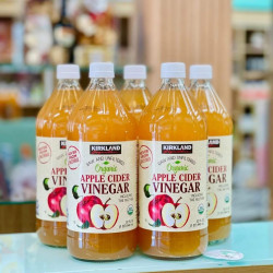  Giấm Táo Hữu Cơ Nguyên Chất Kirkland Signature Organic Apple Cider Vinegar Chai 946ml