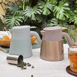 Bình giữ nhiệt pha trà kèm lõi lọc inox 304 Kaiyo 500ml
