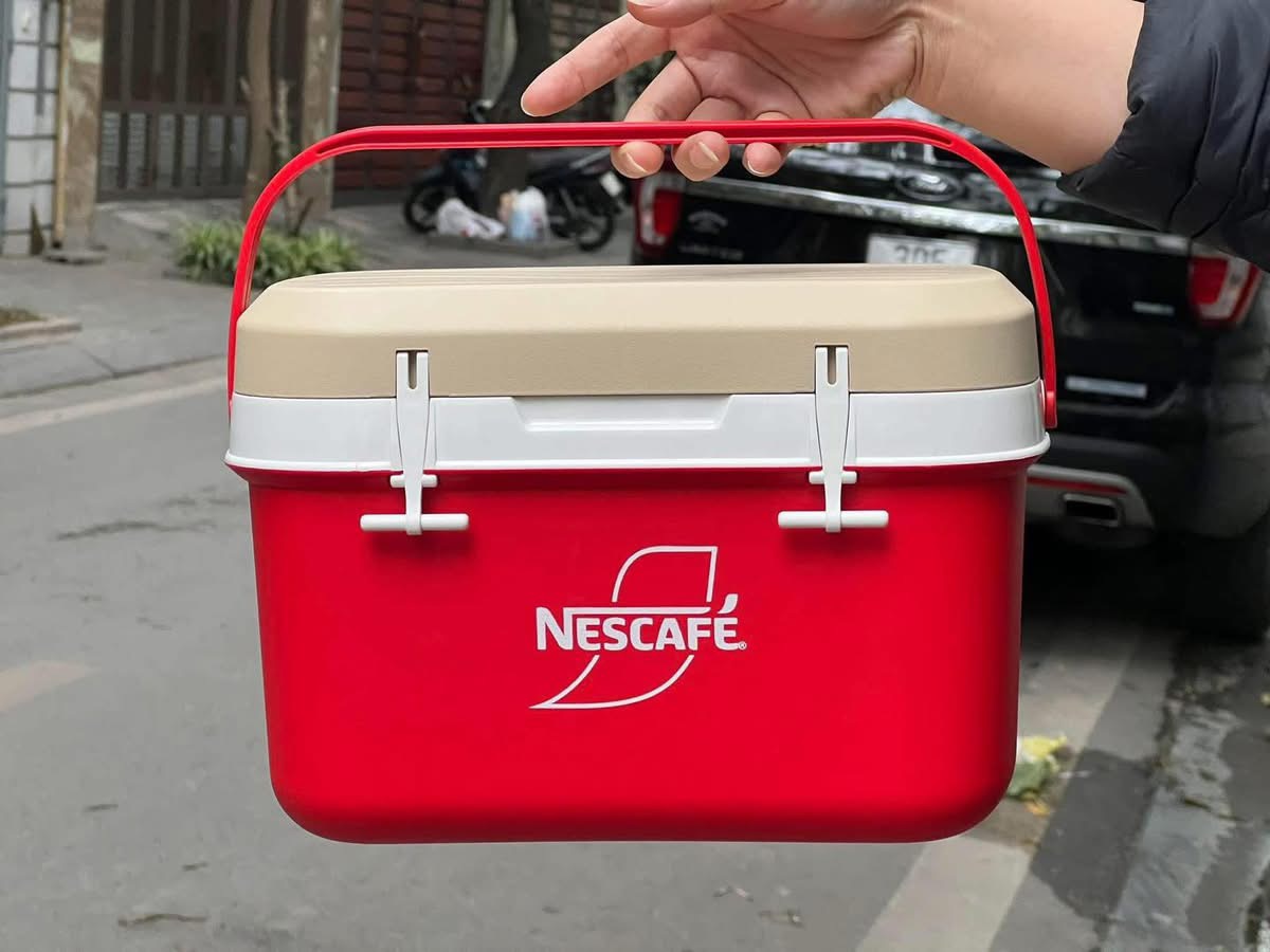  THÙNG ĐÁ Mini NESCAFE 6L SIÊU HOT
